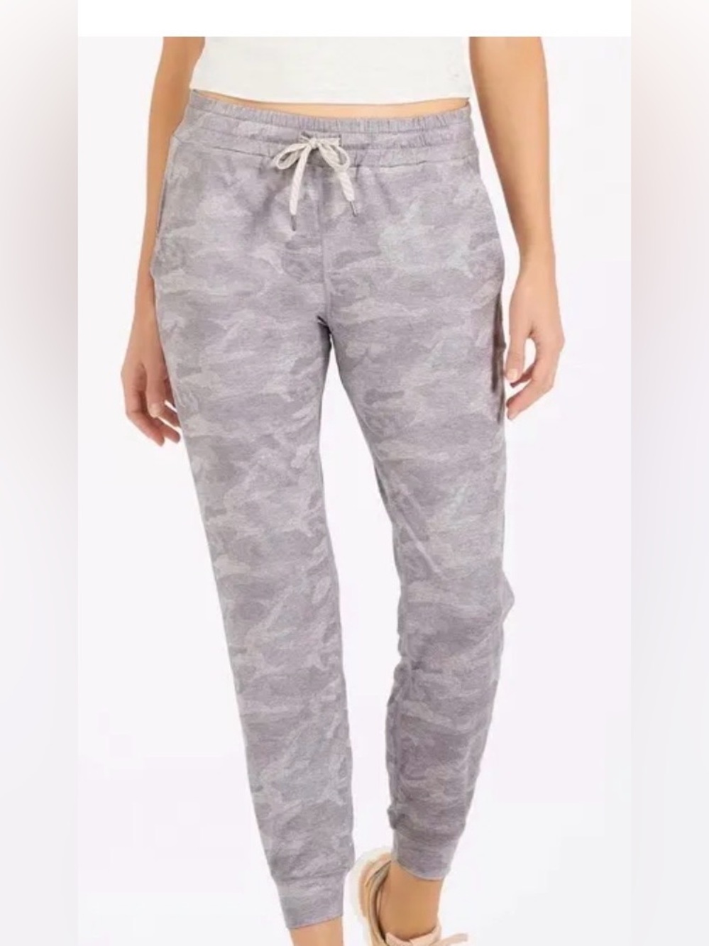 Vuori Womens Performance Jogger - Pale Heather Camo